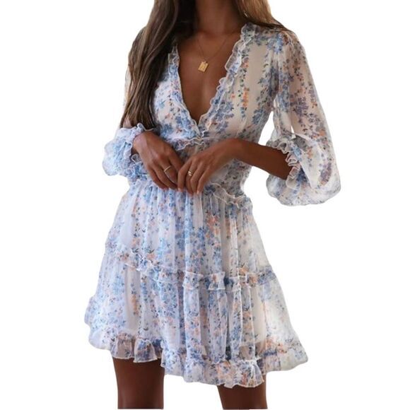 Amazon Essentials Tops - Womans flower dress size medium